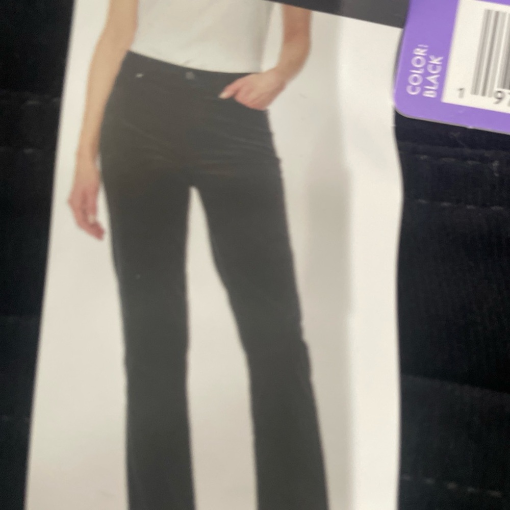 Women's Black corduroy pants 4/27